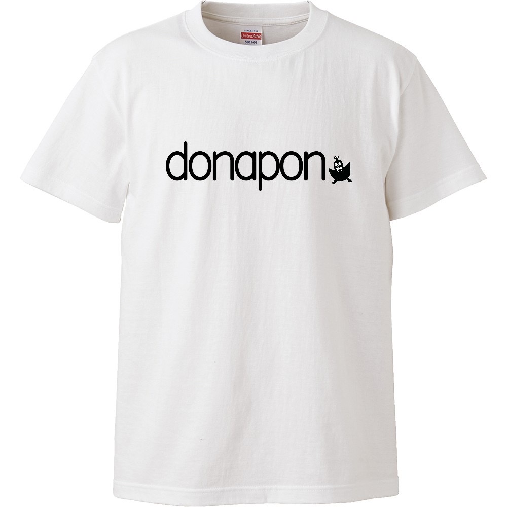 donapon ロゴTシャツ（ホワイト）